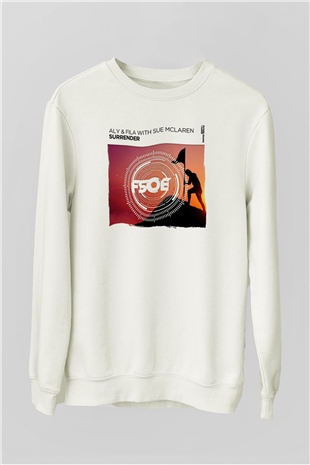 Aly & Fila Beyaz Unisex Sweatshirt