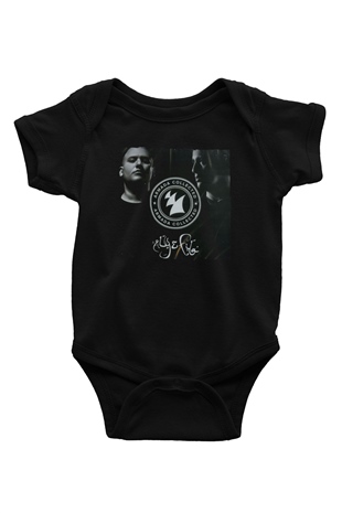 Aly & Fila Siyah Bebek Body - Zıbın