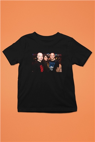 Aly & Fila Siyah Unisex Çocuk Tişört
