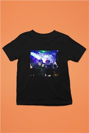 Aly & Fila Siyah Unisex Çocuk Tişört