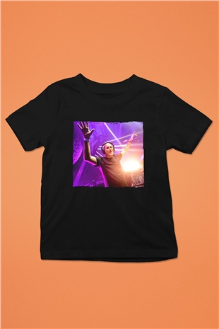 Aly & Fila Siyah Unisex Çocuk Tişört