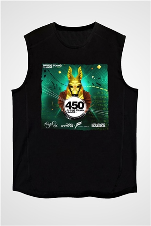 Aly & Fila Siyah Unisex Kolsuz Tişört