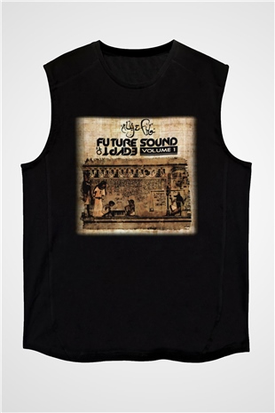 Aly & Fila Siyah Unisex Kolsuz Tişört