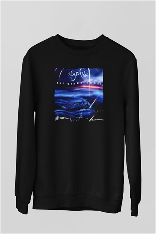 Aly & Fila Siyah Unisex Sweatshirt