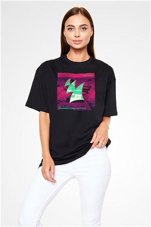 Aly & Fila Siyah Oversize Tişört Oversize T-shirt - TişörtFabrikası