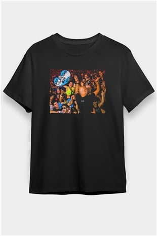 Aly & Fila Siyah Unisex Tişört T-Shirt - TişörtFabrikası