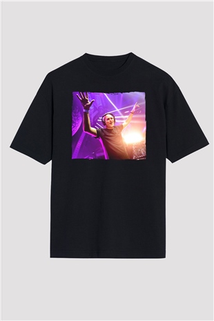 Aly & Fila Siyah Oversize Tişört Oversize T-shirt - TişörtFabrikası