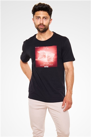 Aly & Fila Siyah Unisex Tişört T-Shirt - TişörtFabrikası