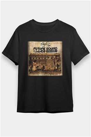 Aly & Fila Siyah Unisex Tişört T-Shirt - TişörtFabrikası