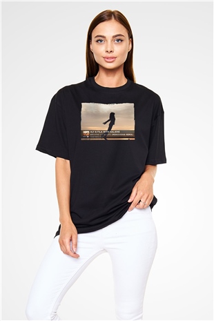 Aly & Fila Siyah Oversize Tişört Oversize T-shirt - TişörtFabrikası