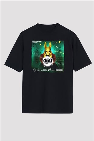 Aly & Fila Siyah Oversize Tişört Oversize T-shirt - TişörtFabrikası