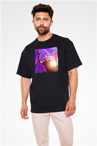 Aly & Fila Siyah Oversize Tişört Oversize T-shirt - TişörtFabrikası