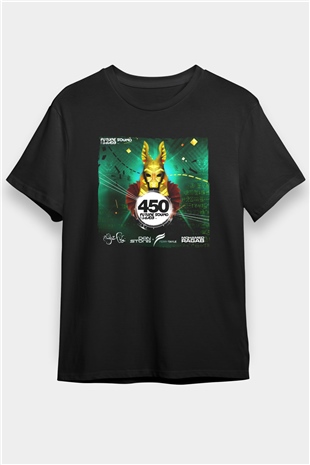 Aly & Fila Siyah Unisex Tişört T-Shirt - TişörtFabrikası