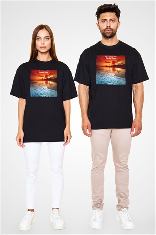 Aly & Fila Siyah Oversize Tişört Oversize T-shirt - TişörtFabrikası