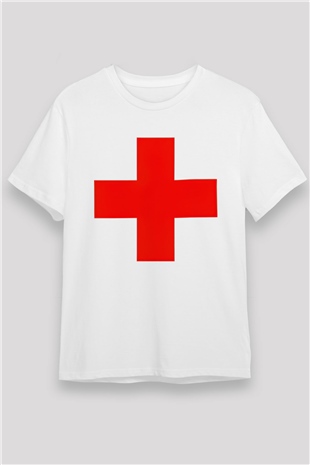 Ambulans şoförü Beyaz Unisex Tişört T-Shirt - TişörtFabrikası