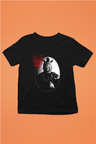 American Horror Story Baskılı Siyah Unisex Çocuk Tişört