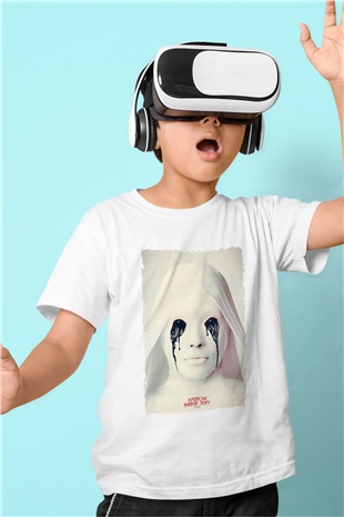 American Horror Story Beyaz Unisex Çocuk Tişört