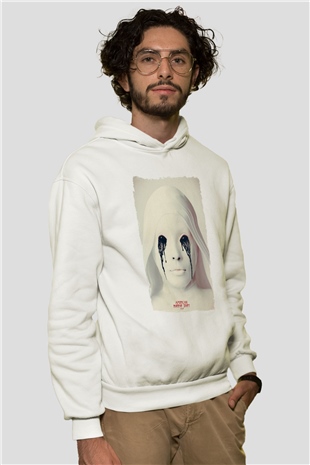 American Horror Story Beyaz Unisex Hoodie