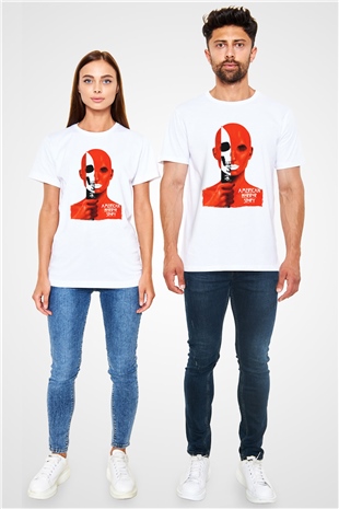 American Horror Story Beyaz Unisex Tişört T-Shirt