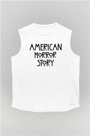 American Horror Story Normal People Scare Me Beyaz Unisex Kolsuz Tişört