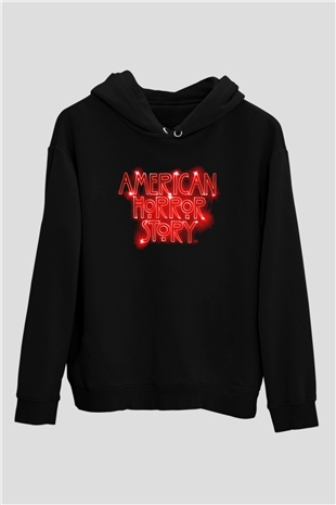 American Horror Story Siyah Unisex Hoodie
