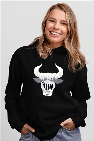 American Horror Story Siyah Unisex Hoodie