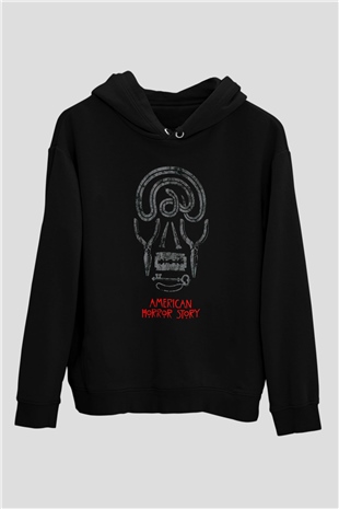 American Horror Story Siyah Unisex Hoodie
