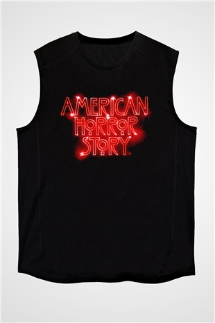 American Horror Story Siyah Unisex Kolsuz Tişört