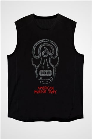 American Horror Story Siyah Unisex Kolsuz Tişört