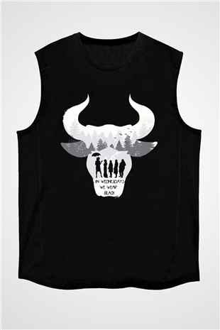 American Horror Story Siyah Unisex Kolsuz Tişört