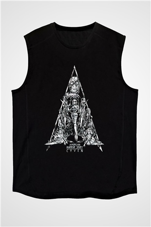 American Horror Story Siyah Unisex Kolsuz Tişört