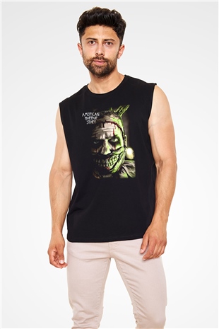 American Horror Story Siyah Unisex Kolsuz Tişört