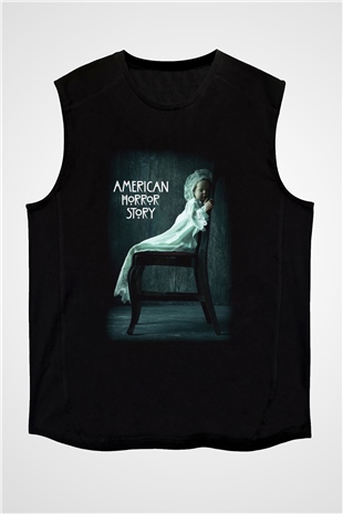 American Horror Story Siyah Unisex Kolsuz Tişört
