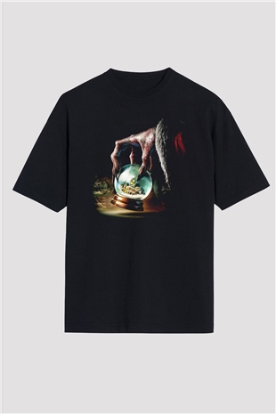American Horror Story Siyah Unisex Oversize Tişört T-Shirt