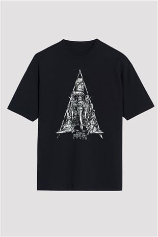 American Horror Story Siyah Unisex Oversize Tişört T-Shirt