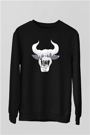 American Horror Story Siyah Unisex Sweatshirt