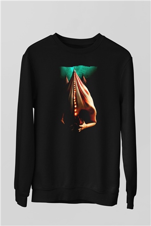 American Horror Story Siyah Unisex Sweatshirt
