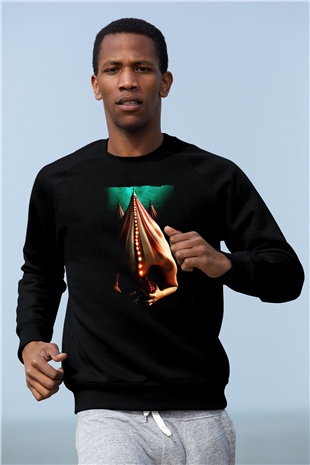 American Horror Story Siyah Unisex Sweatshirt