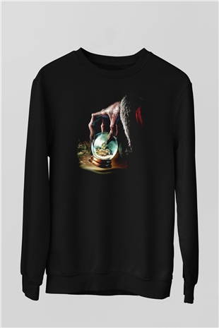 American Horror Story Siyah Unisex Sweatshirt