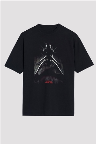 American Horror Story Siyah Oversize Tişört Oversize T-shirt