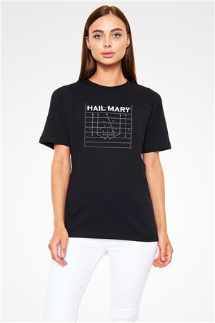 Amerikan Futbolu - American Football Baskılı Unisex Siyah Tişört - Tshirt