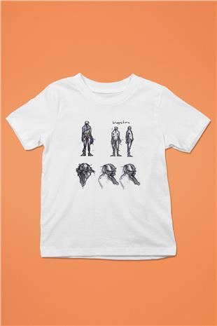 Amnesia Baskılı Beyaz Unisex Beyaz Çocuk Tişört - Tshirt