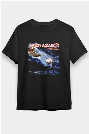 Amon Amarth Baskılı Unisex Siyah Tişört