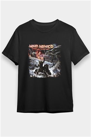 Amon Amarth Baskılı Unisex Siyah Tişört