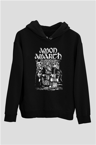 Amon Amarth Siyah Unisex Hoodie