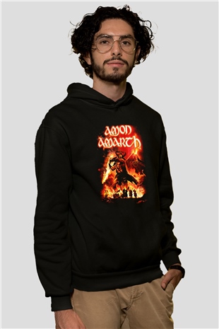 Amon Amarth Siyah Unisex Hoodie