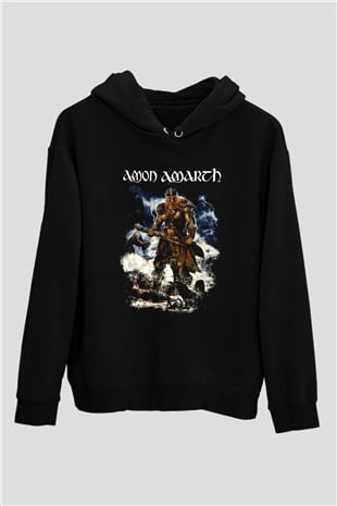 Amon Amarth Siyah Unisex Hoodie