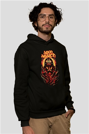 Amon Amarth Siyah Unisex Hoodie