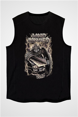 Amon Amarth Siyah Unisex Kolsuz Tişört