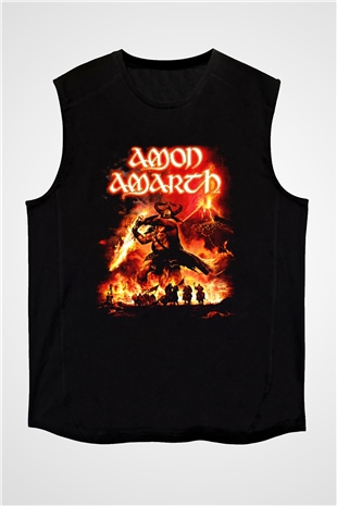 Amon Amarth Siyah Unisex Kolsuz Tişört
